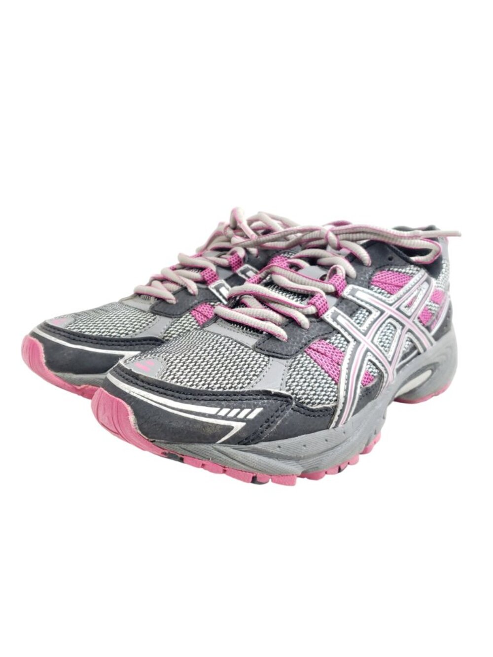 Asics Gel-Venture-4 Womens Size 9 Running Shoes Gray Pink - Picture 2 of 9